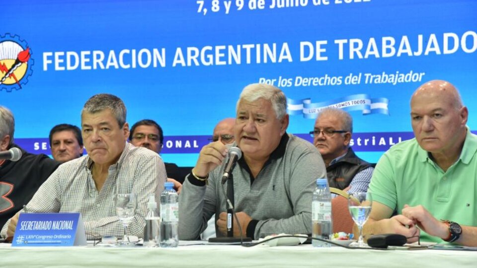 La Federacion Argentina de Trabajadores de Luz y Fuerza en estado de alerta y movilización | Con el sector generación