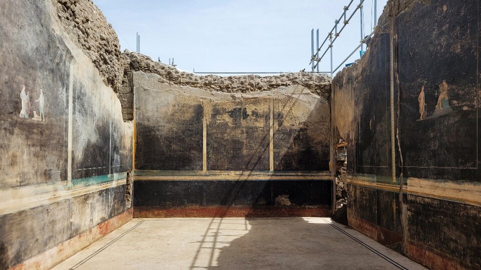 Italia: scoperti dipinti ispirati alla guerra di Troia |  A Pompei