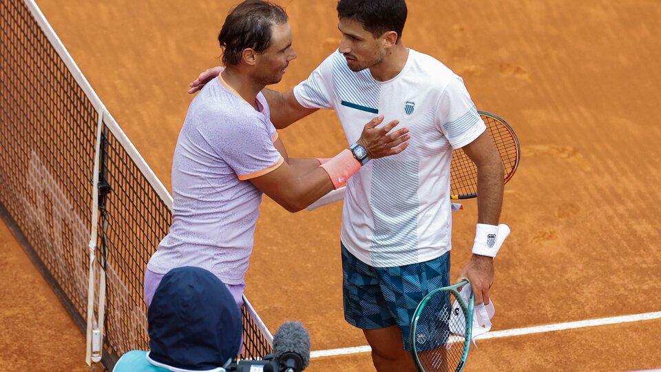 Nadal passed a test, Cachín fulfilled a dream |  The Spaniard defeated the Argentine after three hours of battle