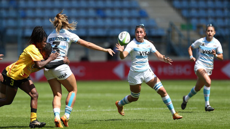 Reprezentacja Argentyny w rugby kobiet w poszukiwaniu marzeń |  Yaguaretés przeszli przez fazę grupową Poland Sevens niepokonani