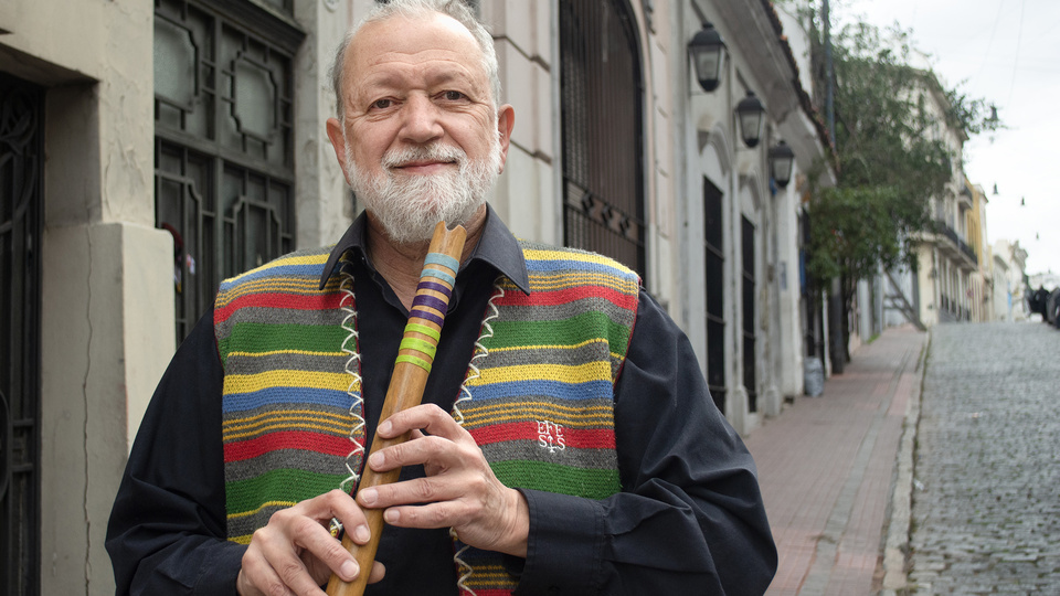 Milton Blanco presenta el disco "La quena que nombro" en el Museo Etnográfico