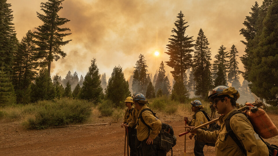 Más de 4.800 bomberos tratan de combatir el peor incendio de California de este año