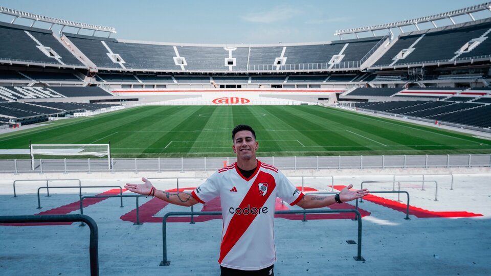 Maxi Meza has already trained at River and will be a starter in the rematch with Talleres | The squad practiced after the tight win in Córdoba