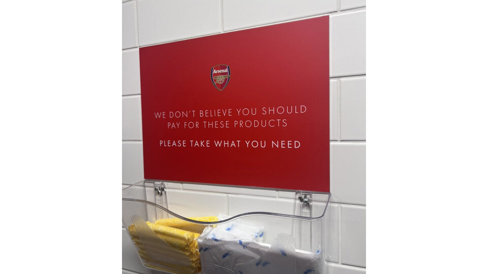 Why do they offer free wipes and tampons in major stadiums? | The “On the Ball” campaign.