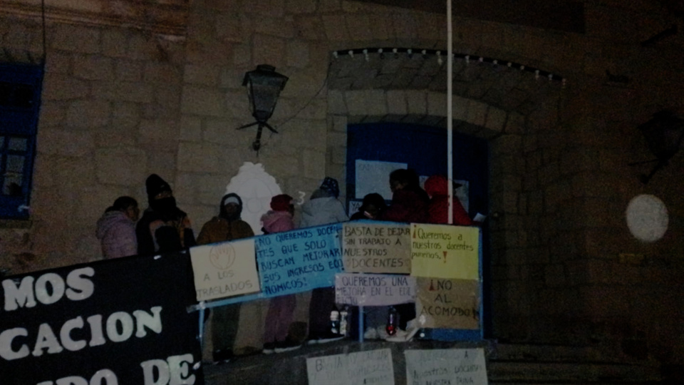 Protesta en el Hogar Escuela de San Antonio de los Cobres