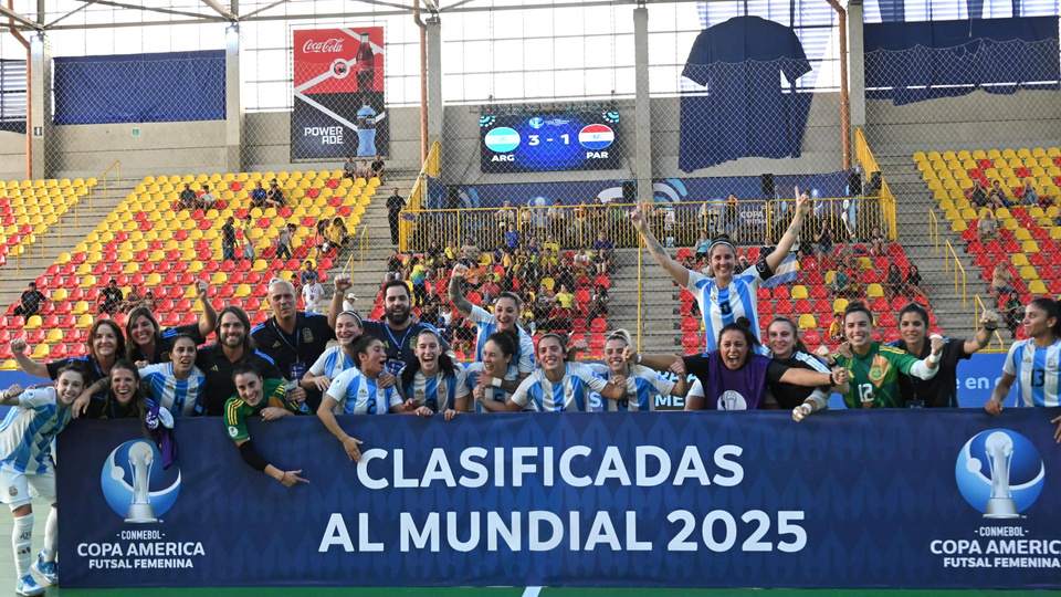 La Selección argentina femenina de futsal logró la clasificación al primer Mundial de la historia de la disciplina.
