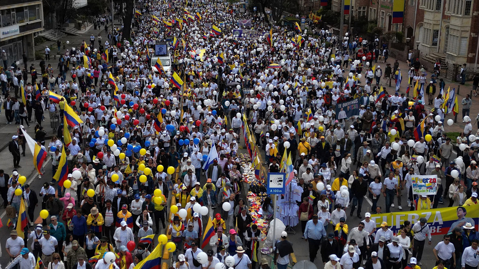 Colombia marchó en silencio por la paz