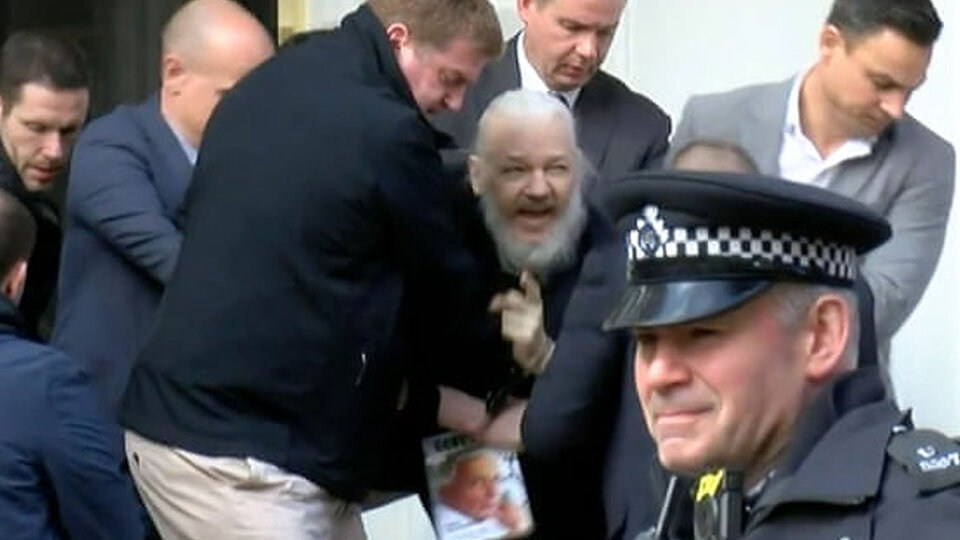 Assange fue arrestado el 11 de abril.