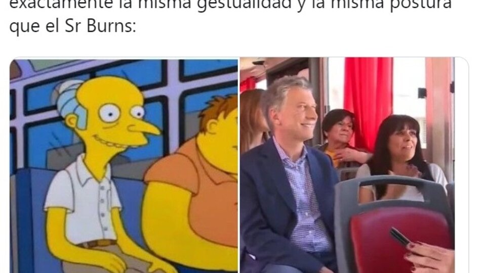 El tuiteo que dio origen a la seguidilla de comparaciones.