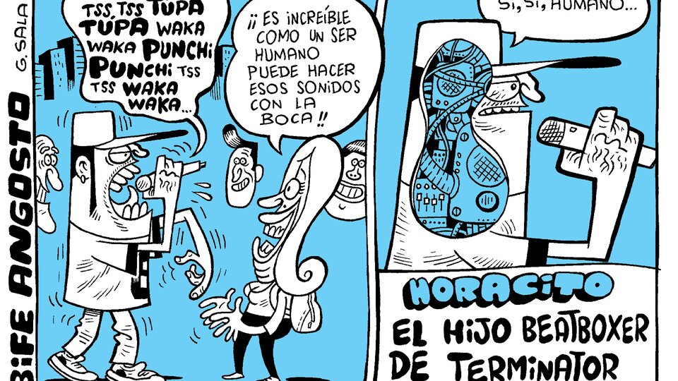 Horacito, el hijo beatboxer de Terminator