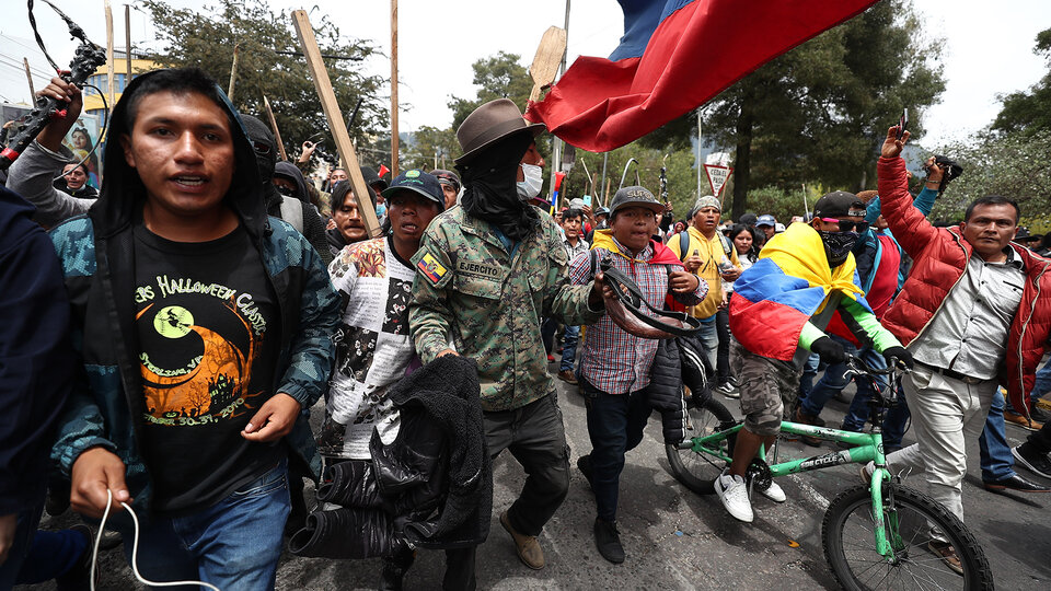 Moreno ordenó un toque de queda en Ecuador