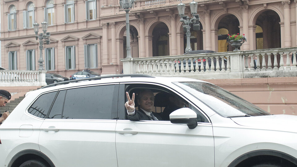 Alberto Fernández en la Casa Rosada