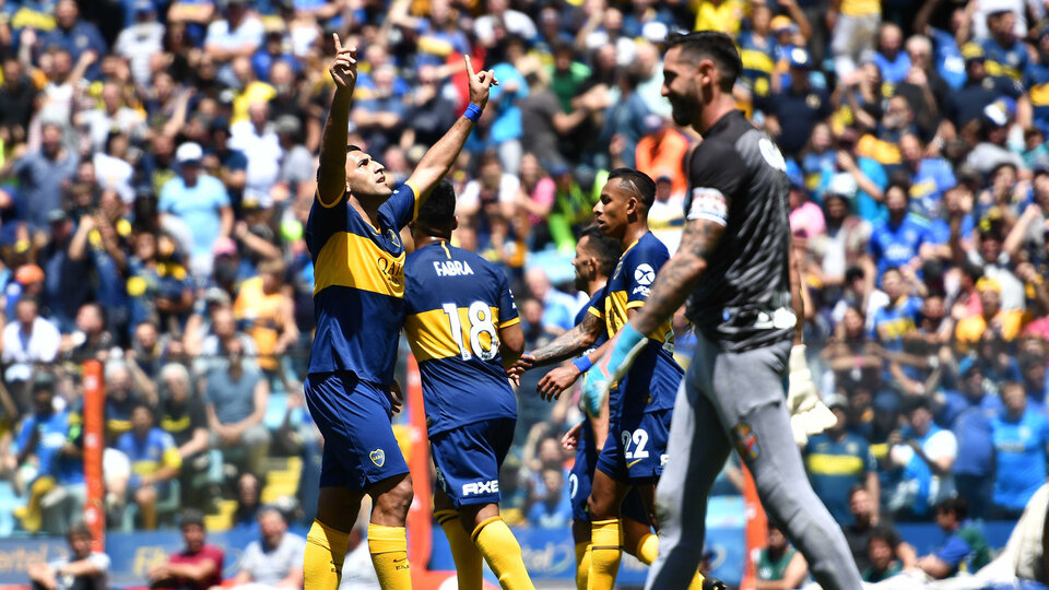 Boca madrugó, goleó a Arsenal y es puntero de la Superliga