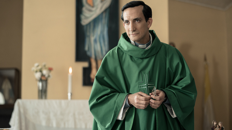 Retrato del Santo Padre cachorro
