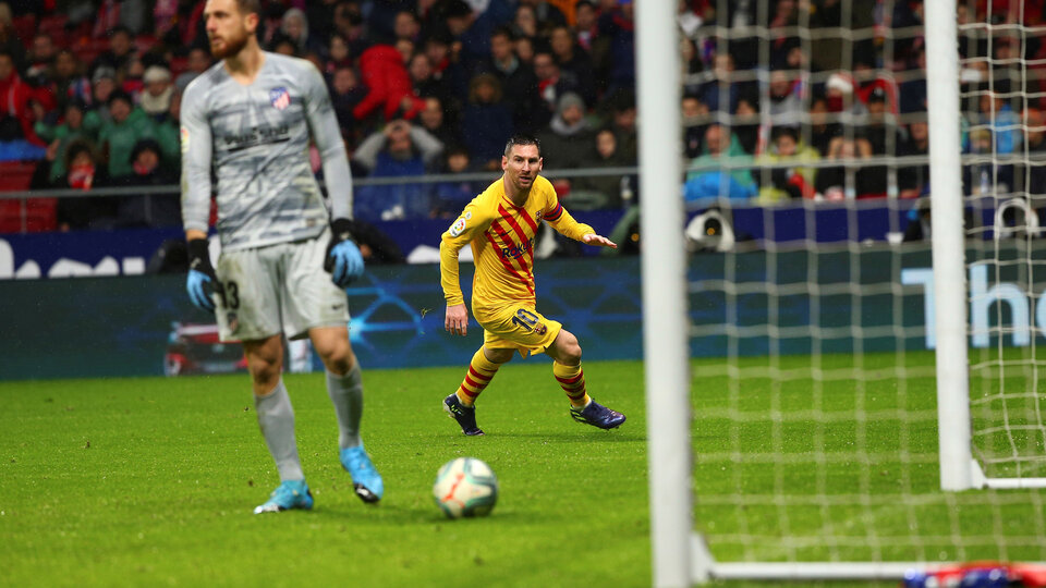 Liga de España: Messi le dio el triunfo y la punta al Barcelona