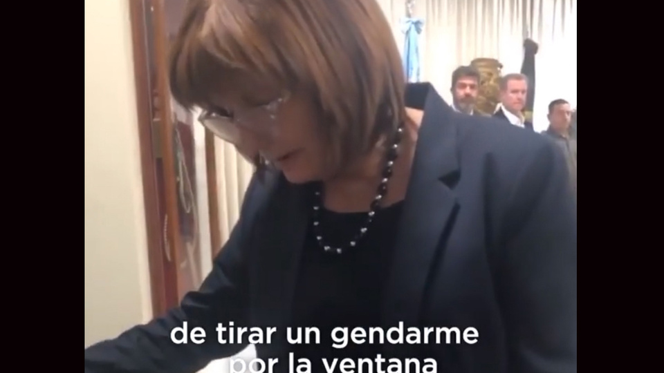 "Nadie quiere ser cómplice de un gendarme que actuó mal"
