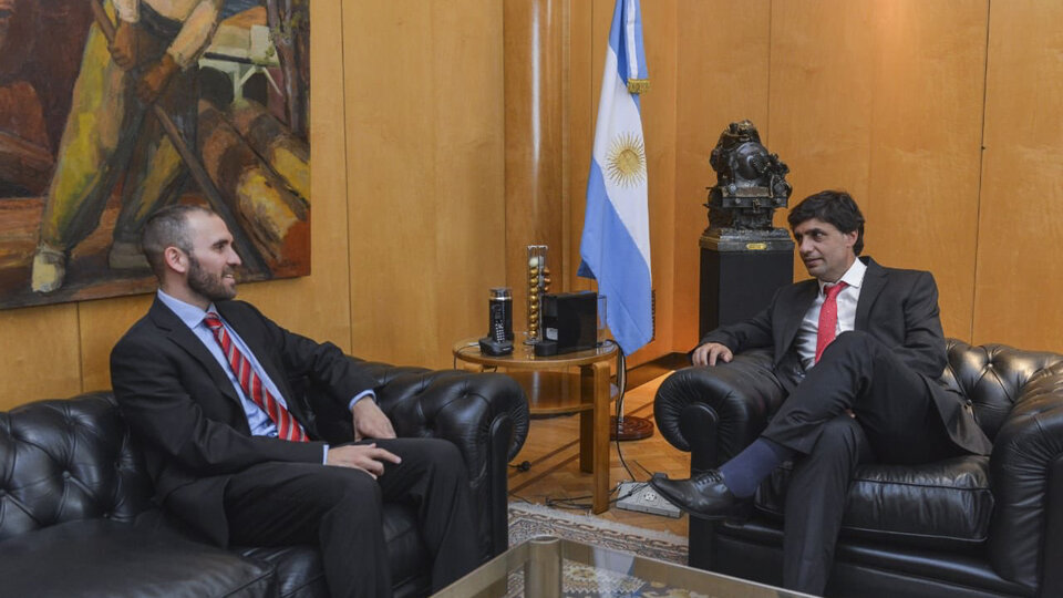 Martín Guzmán se reunió con Hernán Lacunza antes del recambio en Economía.