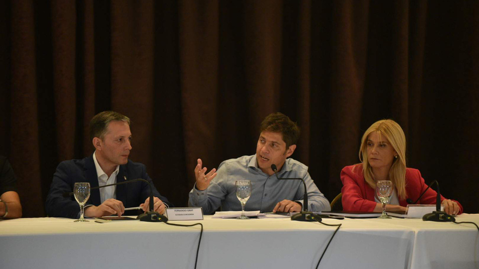 El Gabinete de Axel Kicillof salió a la cancha