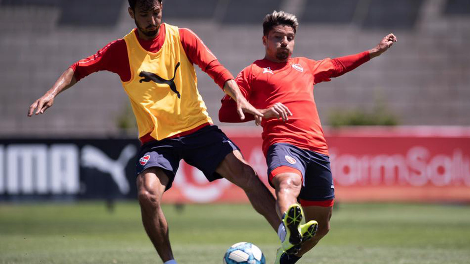 Independiente: los jugadores practicaron en Villa Domínico