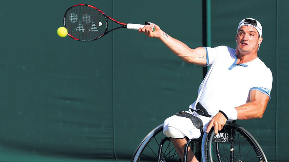 Gustavo Fernández, semifinalista en Wimbledon.