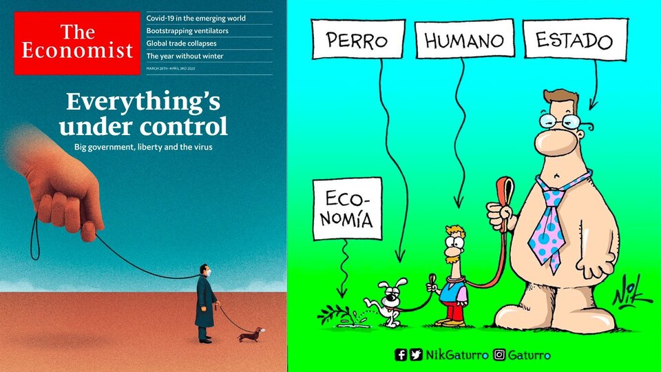 cueva Coherente Horror Nueva denuncia contra Nik, esta vez desde The Economist | Un ilustrador lo  acusó de copiarle un dibujo de la reconocida revista | Página12