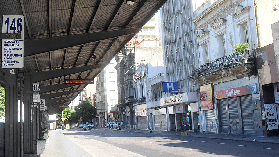 No hay antecedentes de un conflicto que tuviera una semana sin colectivos a la ciudad (Fuente: Sebastián Granata)