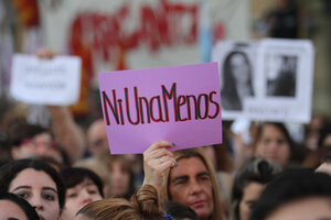 Nueva marcha de Ni Una Menos (Fuente: Archivo)