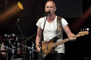 Sting tocará en la Argentina en 2017 (Fuente: Télam)
