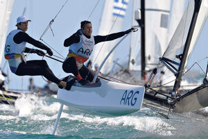 Lange-Carranza, los reyes del agua (Fuente: AFP)