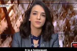 Una periodista árabe israelí denunció "un Holocausto" en Siria