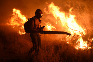Se reavivó el fuego en La Pampa, Río Negro y Buenos Aires (Fuente: AFP)