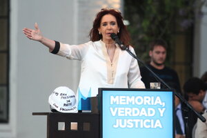 CFK: “No es Gómez Centurión. Es Macri” (Fuente: Leandro Teysseire)