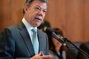 Santos confió en mantener con Trump el mismo vínculo que con Obama (Fuente: AFP)
