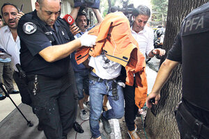 Una mujer desmayada a golpes en Palermo (Fuente: DyN)