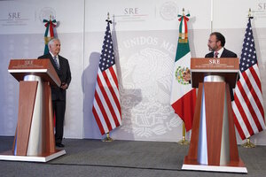 Los enviados de Washington intentan calmar a los mexicanos