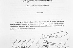 El FpV pidió el juicio político a Macri por el escándalo del Correo