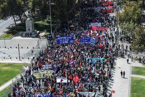 Chile contra las jubilaciones privatizadas (Fuente: AFP)