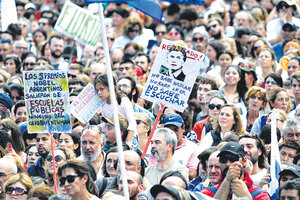 La cuarta semana del conflicto docente (Fuente: Leandro Teysseire)