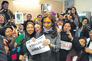 CFK y la marcha de las mujeres