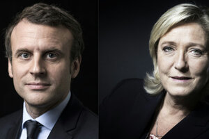 Macron y Le Pen al ballottage (Fuente: AFP)