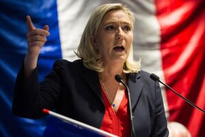 Críticas a Marine Le Pen por su negacionismo (Fuente: AFP)