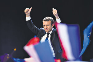 Francia elige entre un centrista liberal y una xenófoba (Fuente: AFP)
