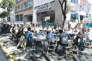 Clases públicas y tomas en las facultades (Fuente: Adrián Pérez)