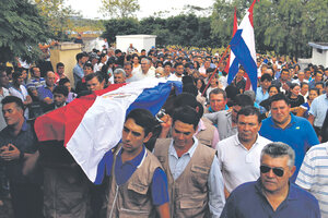 Marchas, duelo y escraches en Paraguay