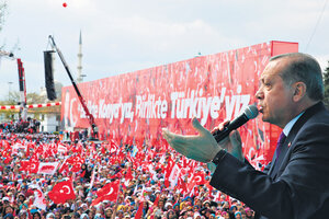 Erdogan busca sellar su poder en Turquía (Fuente: AFP)