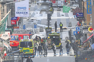Nuevo atentado con camión en Estocolmo