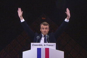 "Defenderé a Francia y defenderé a Europa" (Fuente: AFP)