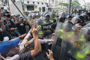 Contra la represión policial (Fuente: EFE)