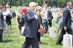 Trump defiende a su yerno (Fuente: AFP)