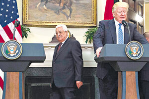 Abbas y Trump en Washington (Fuente: AFP)